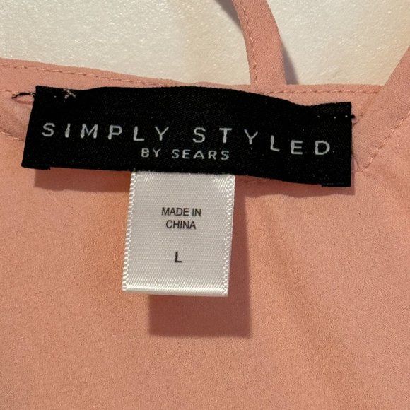 Pale Pink Strappy Tank - Picture 3 of 3